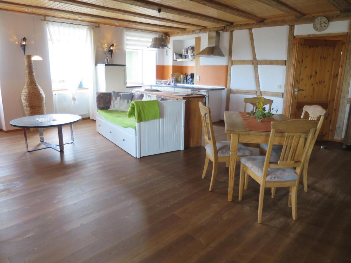 Alpaka-Ferien Apartment Wiechs am Randen Bagian luar foto