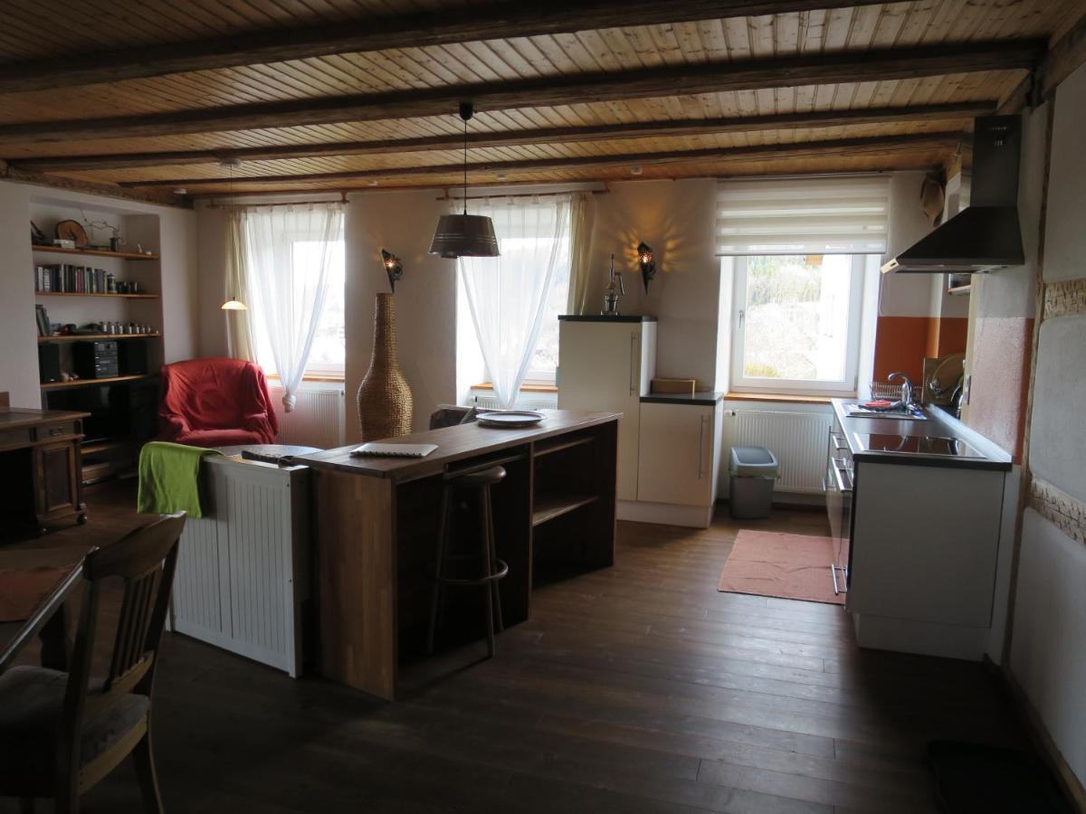 Alpaka-Ferien Apartment Wiechs am Randen Bagian luar foto